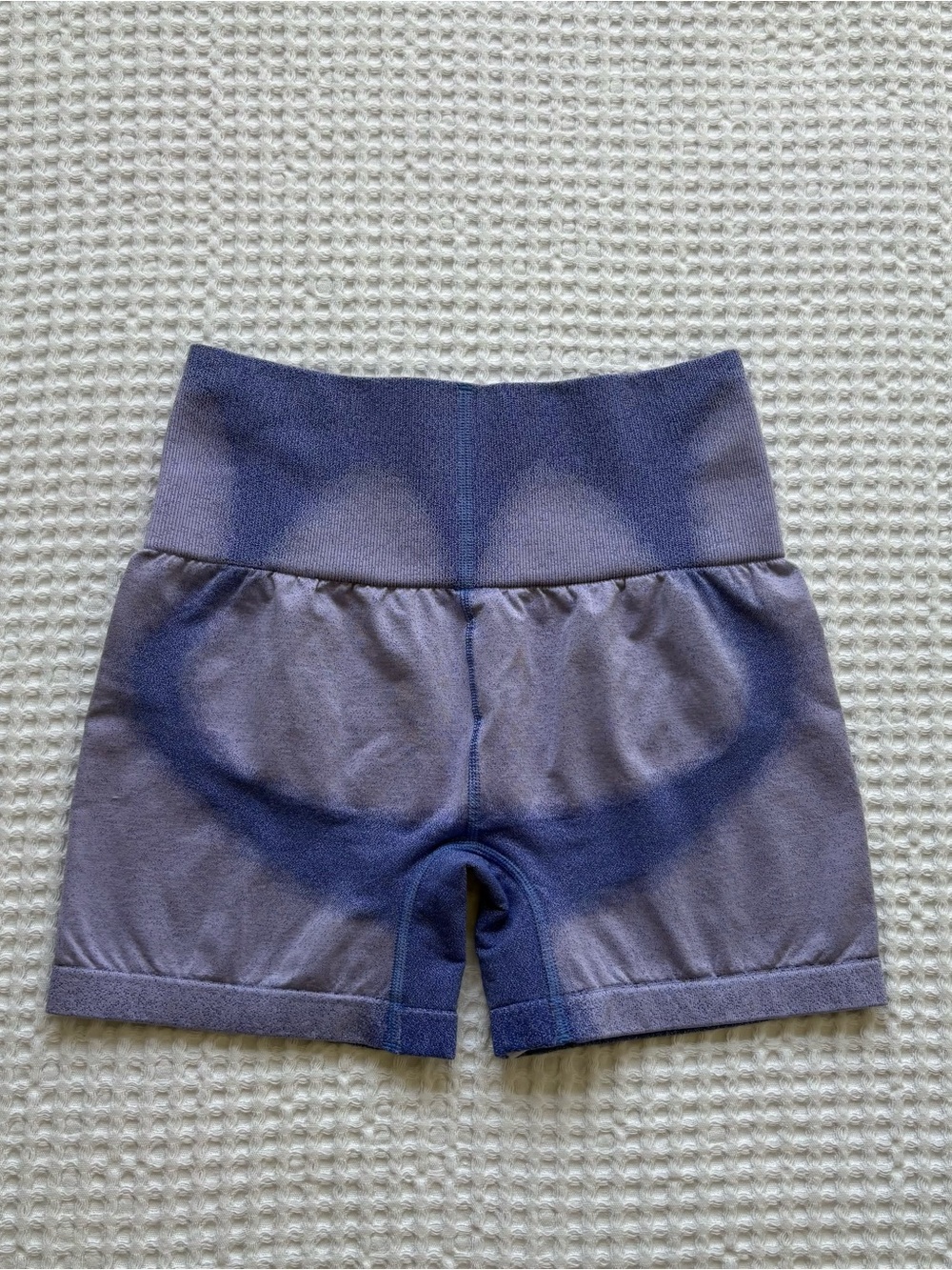 Gymshark Blur Seamless High Waist Shorts Purple Rare Color S - Picture 2 of 7